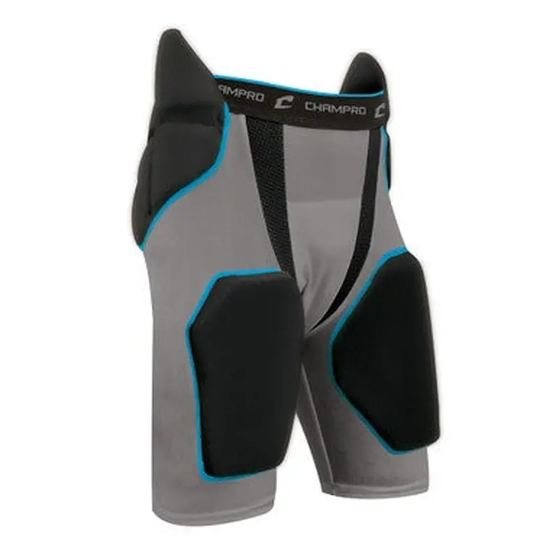 New CHAMPRO TRI-FLEX 5-PAD INTEGRATED GIRDLE Black Adult LG 11506-CHPFPGU6ABL