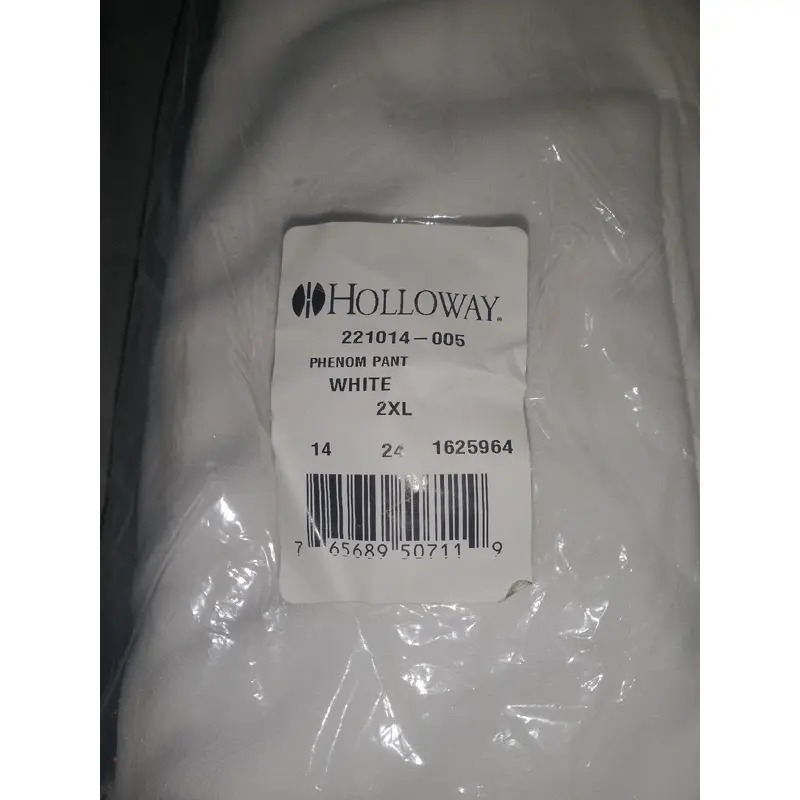 White New XXL Adult Men's Game Pants