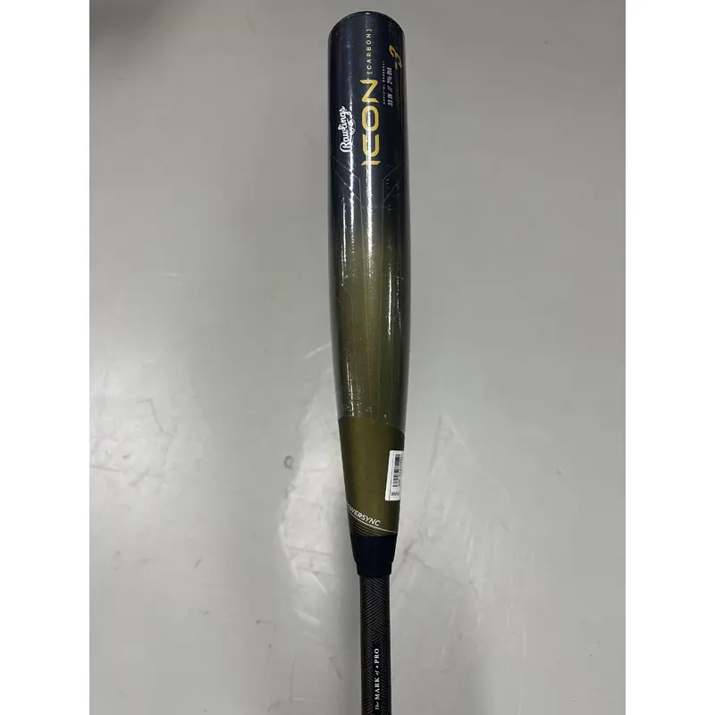 New Rawlings Icon BBCOR Certified Bat (-3) 30 oz 33"