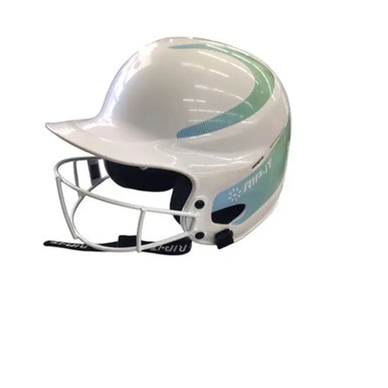 Used RIP-IT BATTING HELMET W/ MASK Batting Helmet w/Mask White M/L 11760-S000080655