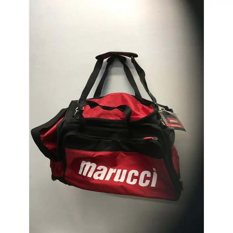 Used Marucci DUFFLE BAG BB/SB Team Carry Bag Black And Red 11443-S000195599
