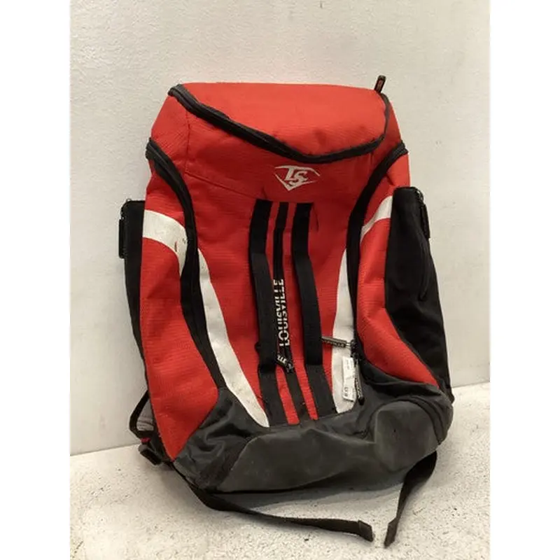 Used Louisville Slugger BACK PACK BB/SB Player Backpack Red 11443-S000195165