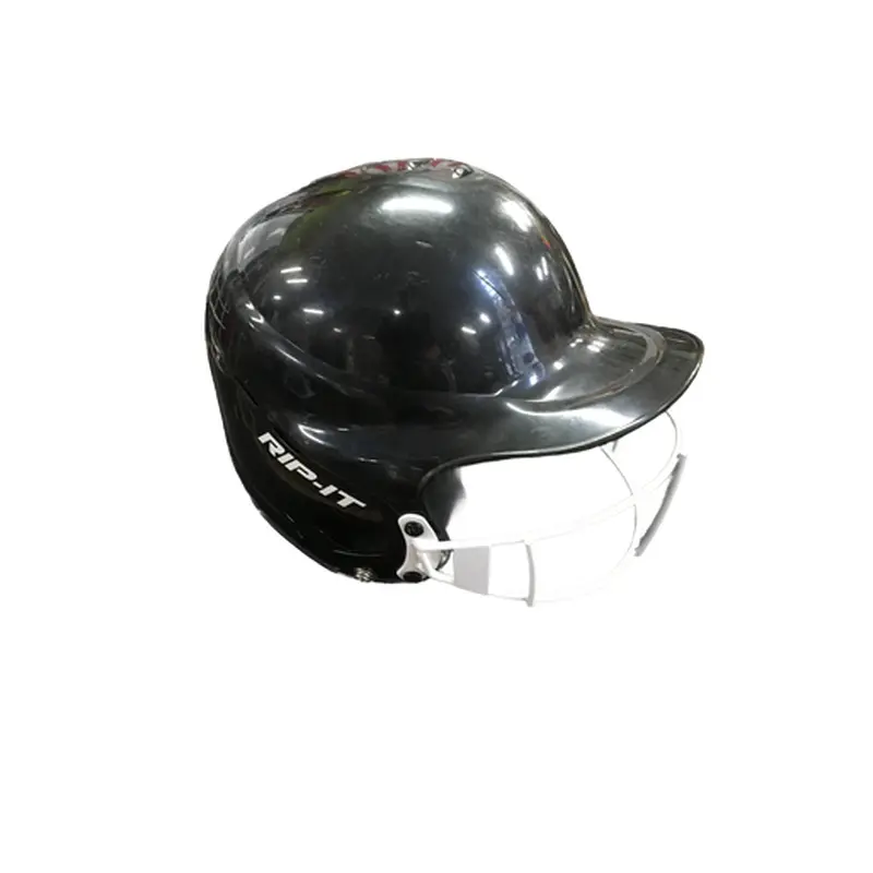 Used RIP-IT BLACK/WHITE HELMET MD Baseball and Softball Helmets 11443-S000180610