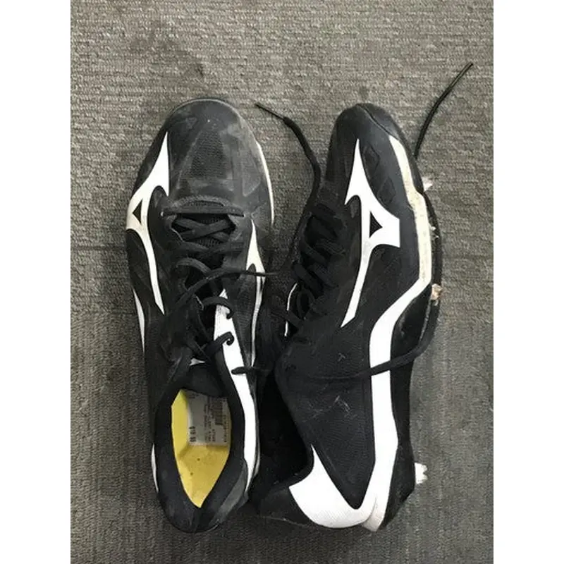 Used Mizuno Baseball Cleat Bb Sb Cleats Black Senior 13 11614-s000202804