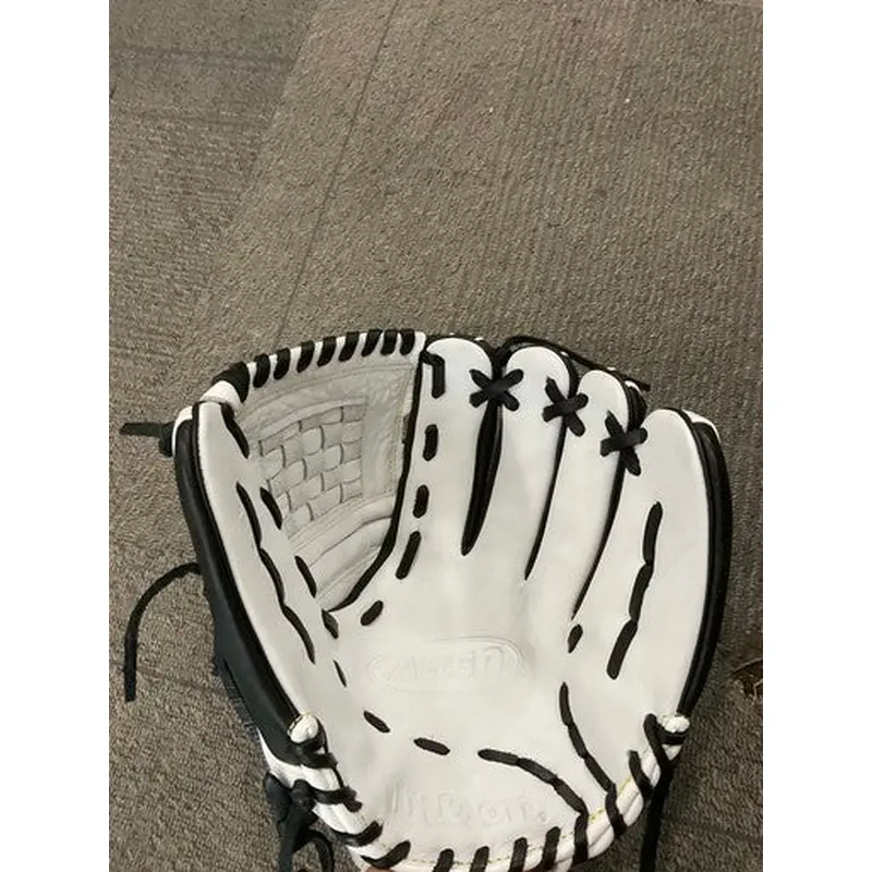 Used Wilson A950 BB/SB Glove RH Throw White 12" 11614-S000218771