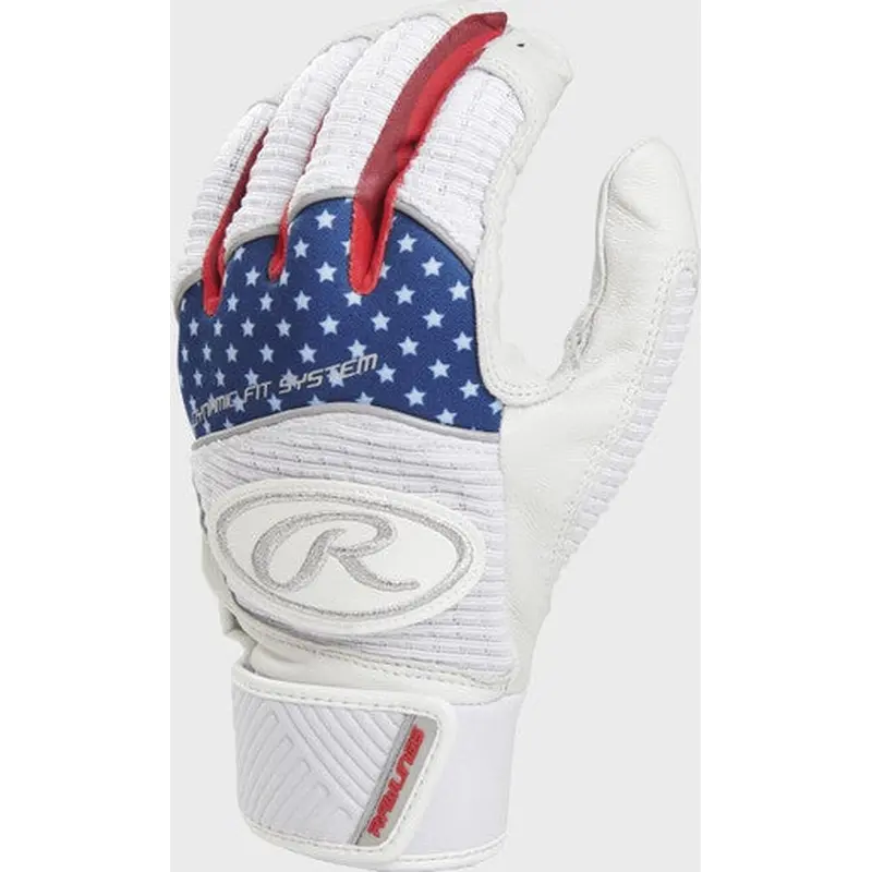 New Rawlings WORKHORSE BB/SB Batting Gloves 11347-WORKHORSE