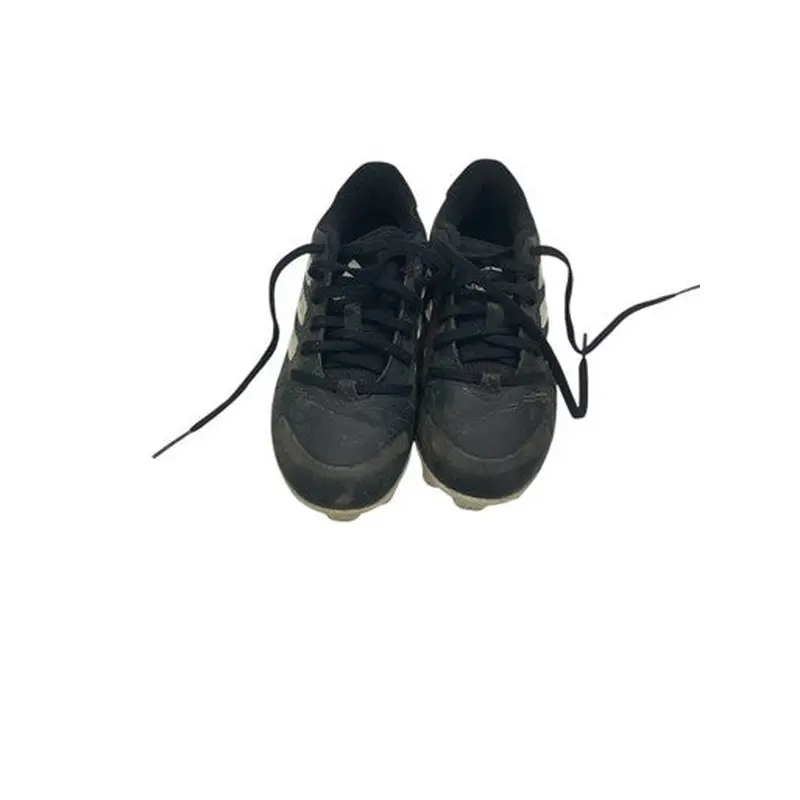 Used Adidas 3 BLACK STRIPE BB CLEATS BB/SB Cleats Black Junior 01 11347-S000243009