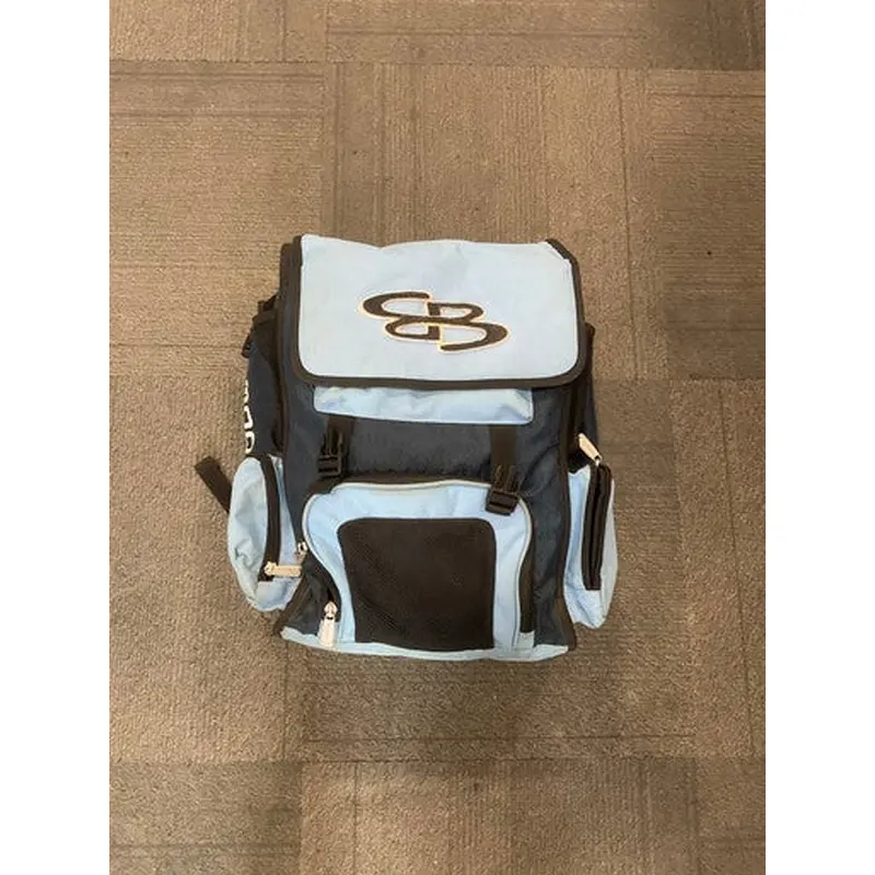 Used BoomBah PLAYER CARRY BACKPACK BB/SB Player Backpack Navy Blue 11614-S000219947