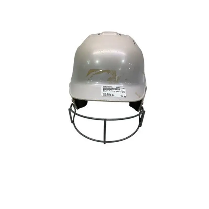 Used Adidas Batting Helmet w/Mask White Fits all 11347-S000247740