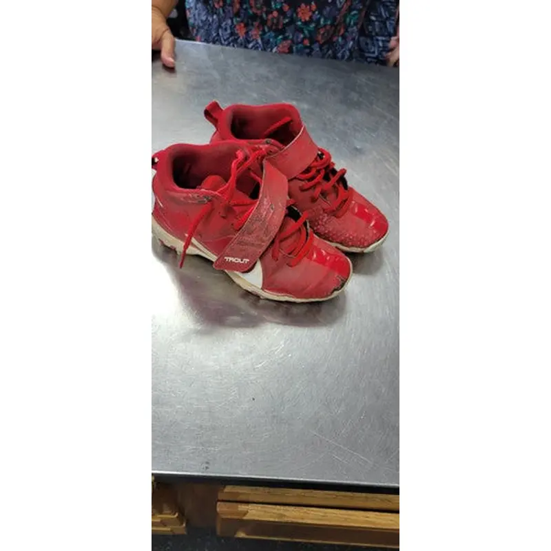 Used Nike TROUT 3 BB/SB Cleats Red Junior 03 11497-S000151618