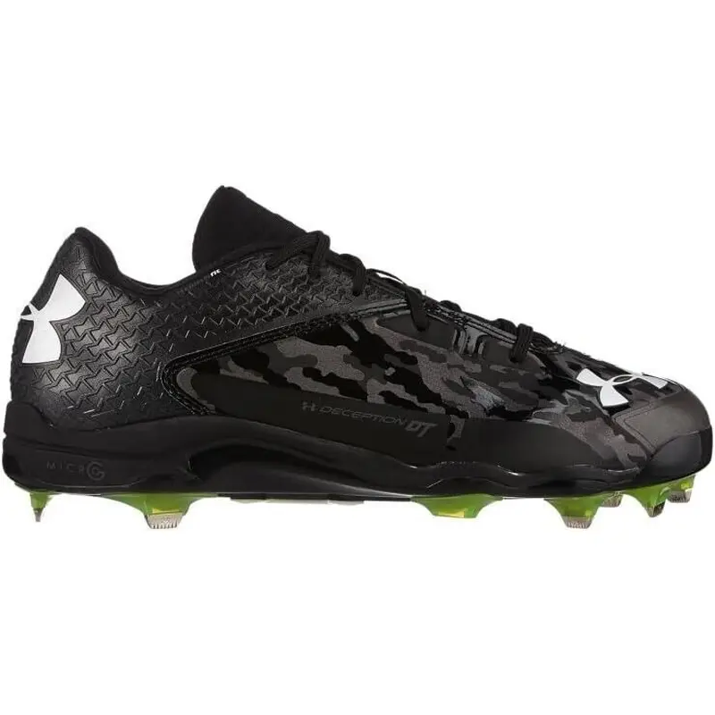 Under Armour Deception Low DT Metal Baseball Cleats Black - Size 11 - MAP $100