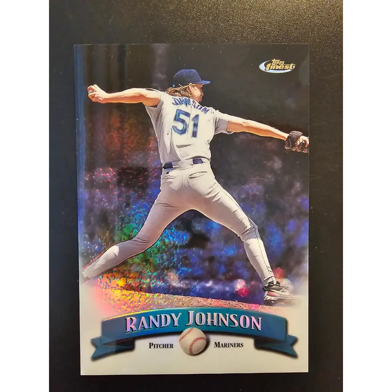1998 Topps Finest - Jumbo - Refractor - Randy Johnson #3R