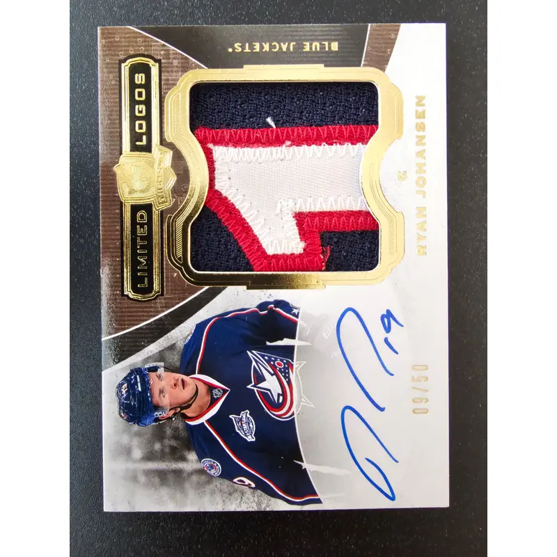 2014-15 Upper Deck The Cup Limited Logos Autographs - Ryan Johansen #LL-RJ /50