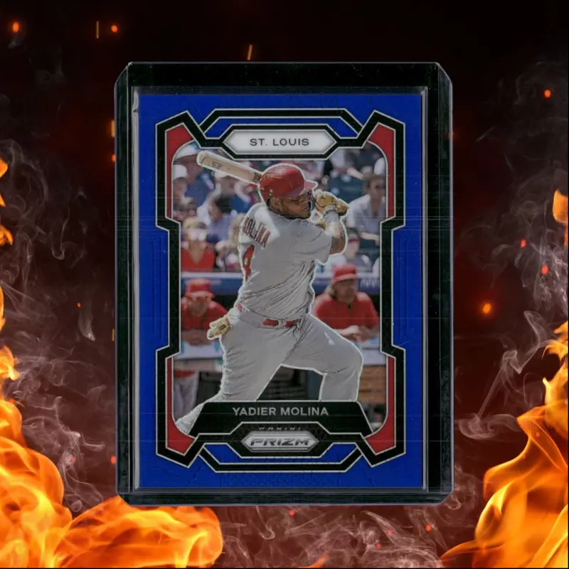 2024 Panini Prizm Yadier Molina Legends Blue Prizm 087/199 #69