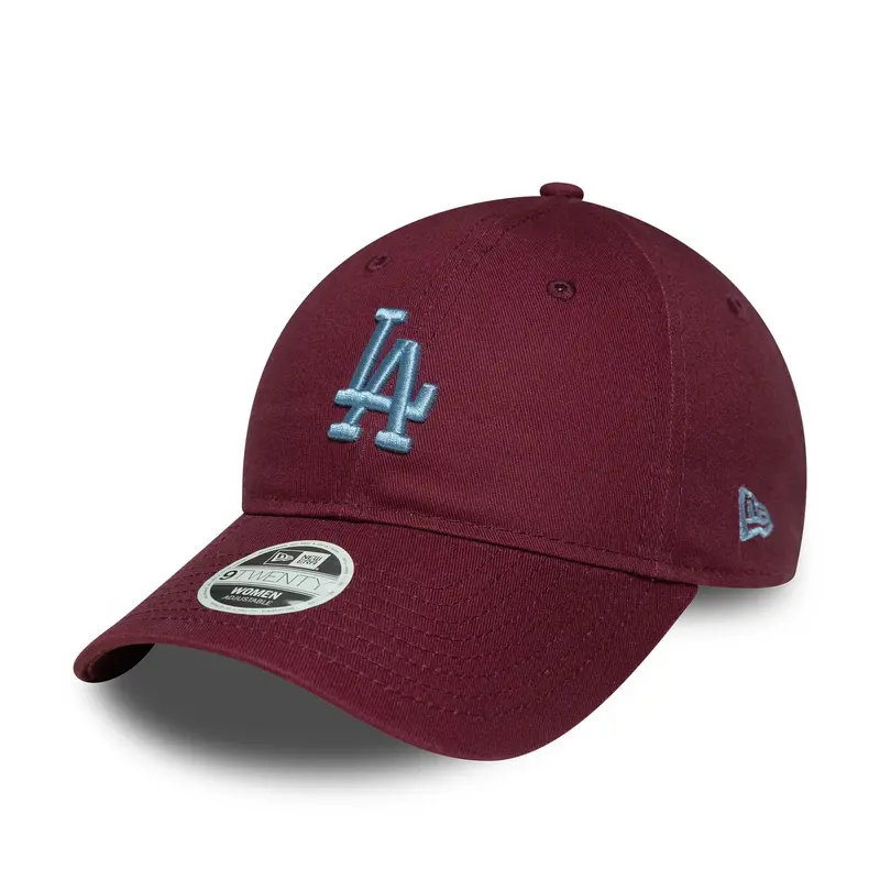 LA Dodgers Womens MLB League Essential Dark Red 9TWENTY Adjustable Cap