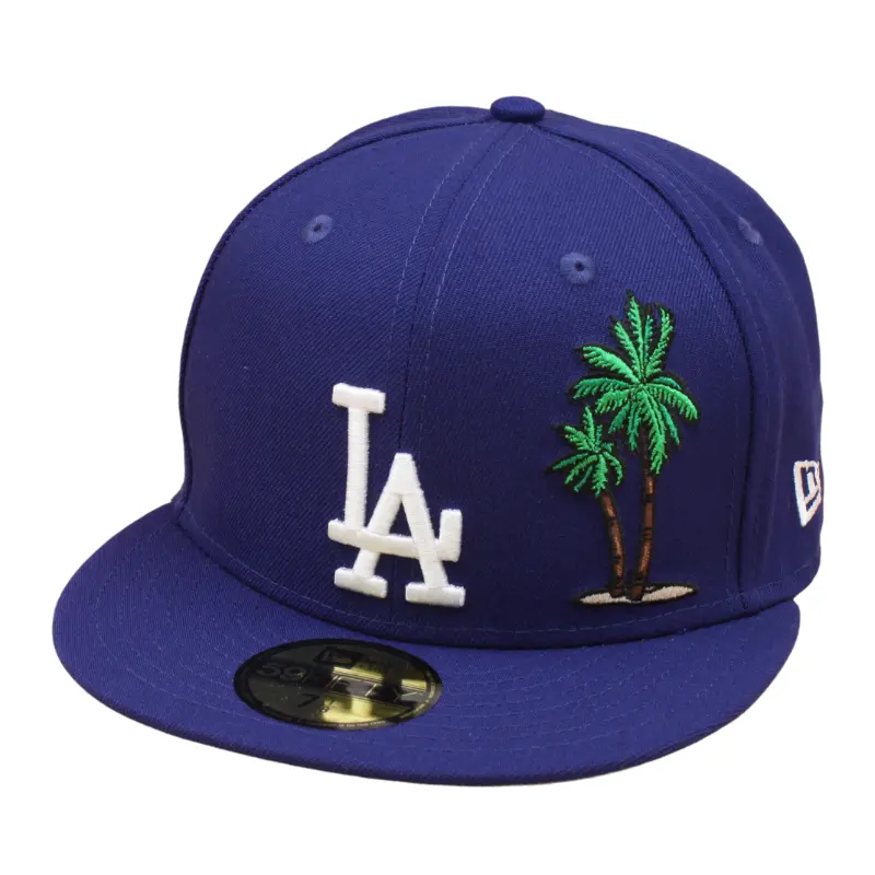 Los Angeles Dodgers Cooperstown 59Fifty Fitted World Series 1988 PALM - Blue