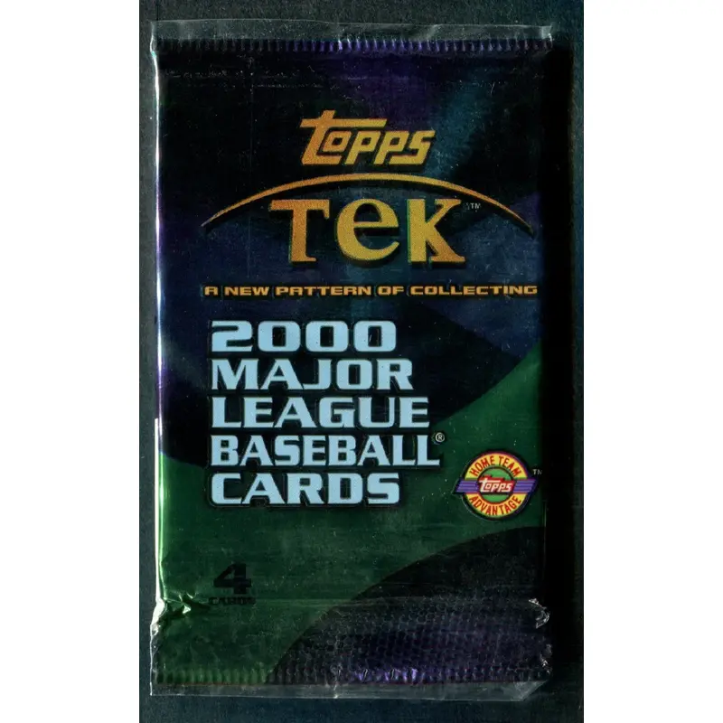 2000 Topps Tek Baseball Unopened Pack (HTA) (4)