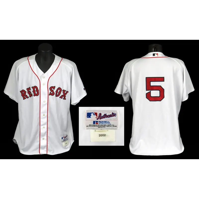 Nomar Garciaparra Game Used 2002 Boston Red Sox Jersey With COA