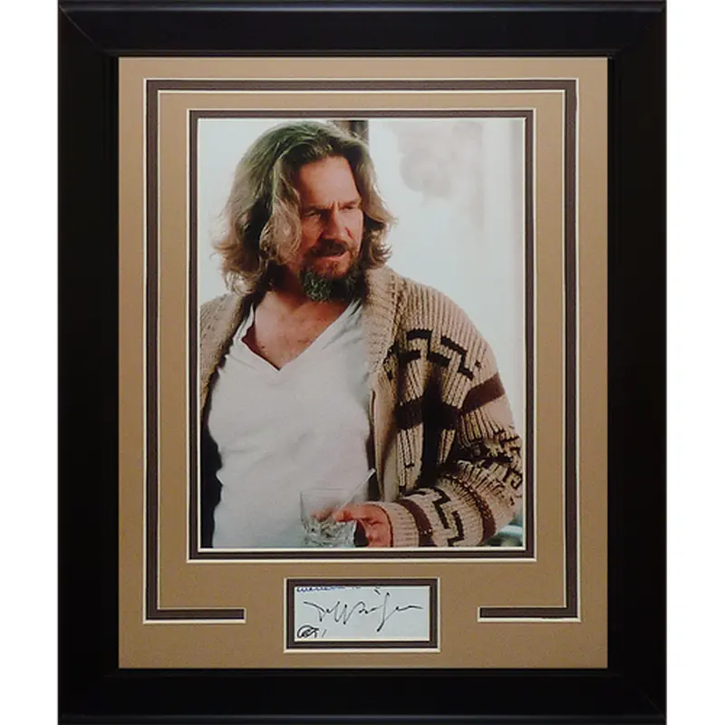 Jeff Bridges Autographed The Big Lebowski Signature Series Frame - JSA