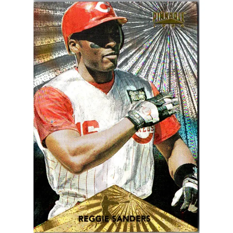1996 Pinnacle Starburst Reggie Sanders #10
