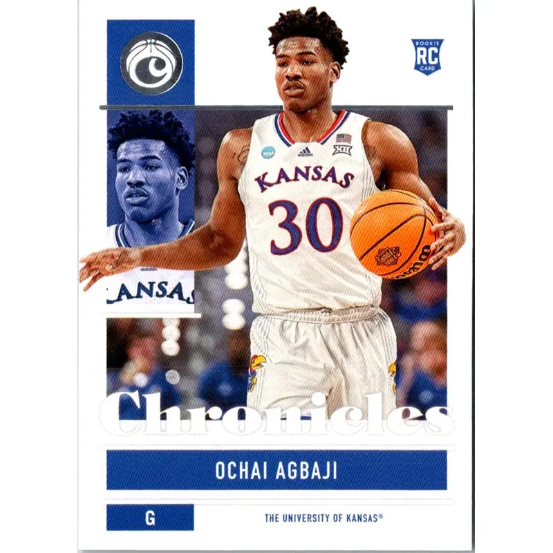 2022 Panini Chronicles Draft Picks Donruss Optic Rated Rookie Ochai Agbaji #20
