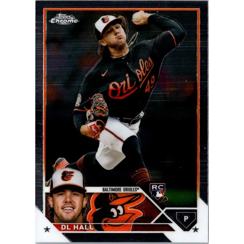 2023 Bowman Platinum DL Hall #6 Rookie