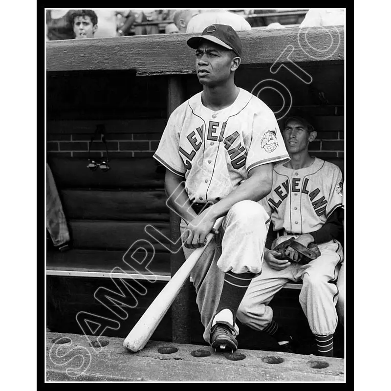 Larry Doby 8X10 Photo - 1950 Cleveland Indians - 282
