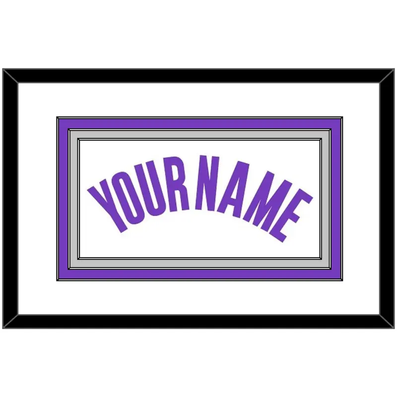 Sacramento Name - Home White (2014-2016) - Triple Mat 1