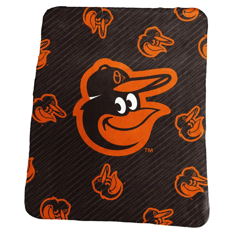 Baltimore Orioles Repeating Classic Fleece Throw