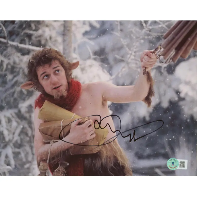 James McAvoy The Chronicles of Narnia Authentic Signed 8x10 Photo BAS #BJ63942