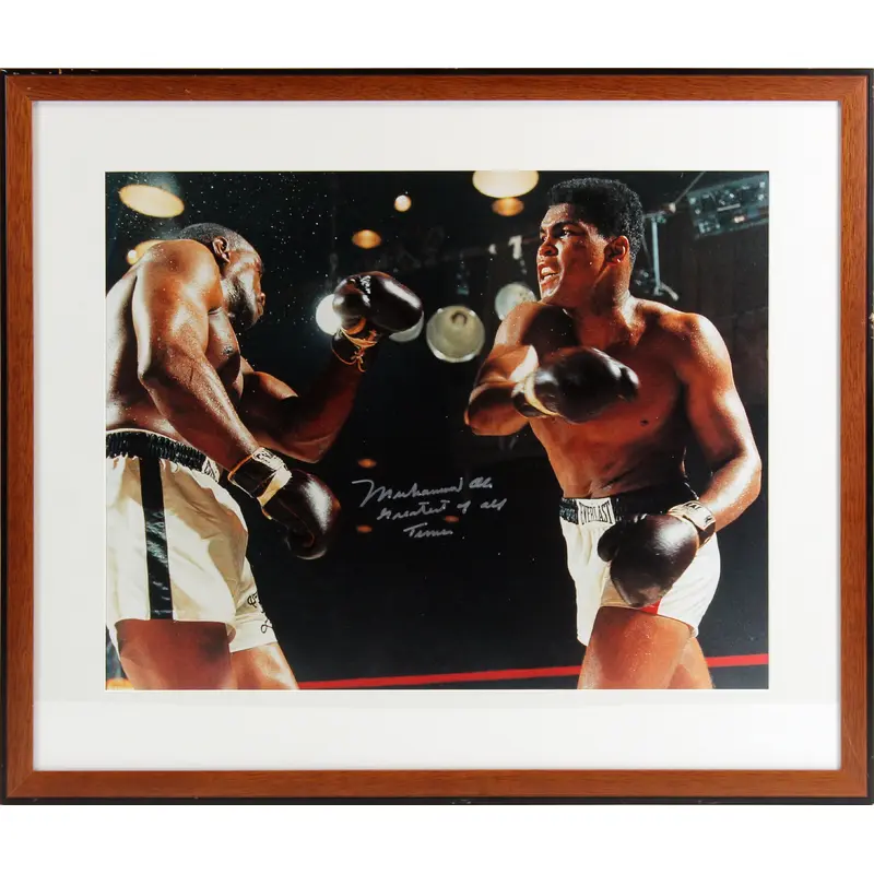 Muhammad Ali "Greatest Of All Time" Signed 16x20 Framed Photo PSA/DNA #B20142