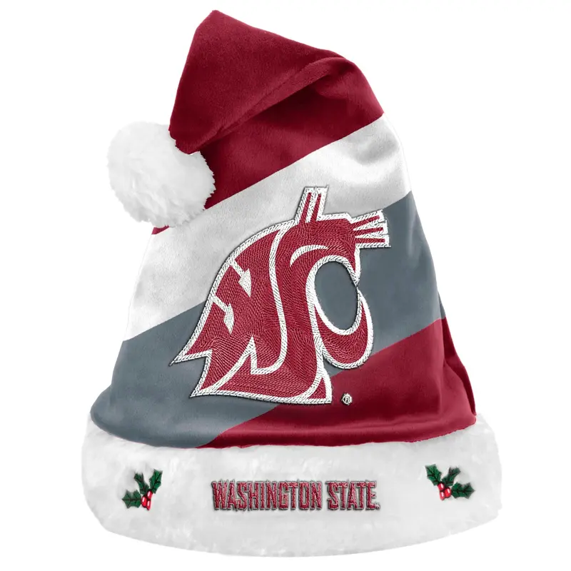 WSU Santa Hat W/ "Washington State"