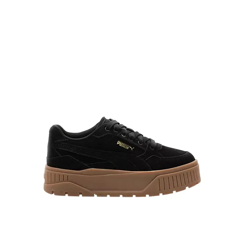 PUMA Unisex-Child Karmen Ii Idol Suede BLK/BLK Sneaker 400371 02J