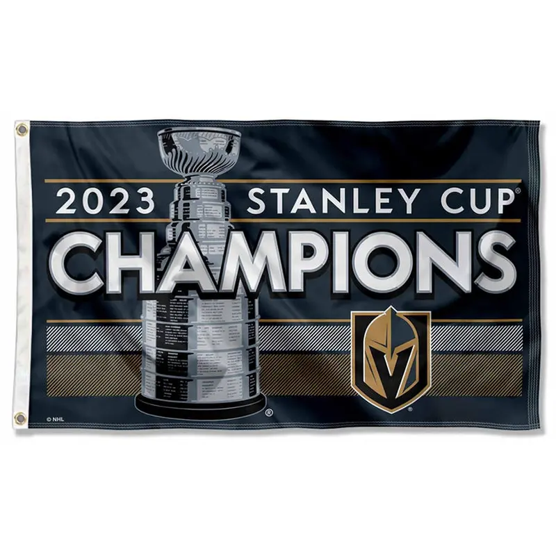 Vegas Golden Knights 2023 NHL Stanley Cup Champions Deluxe 3'x5' FLAG - Wincraft