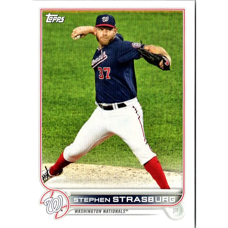 2022 Topps Chrome Logofractor Edition Stephen Strasburg #7