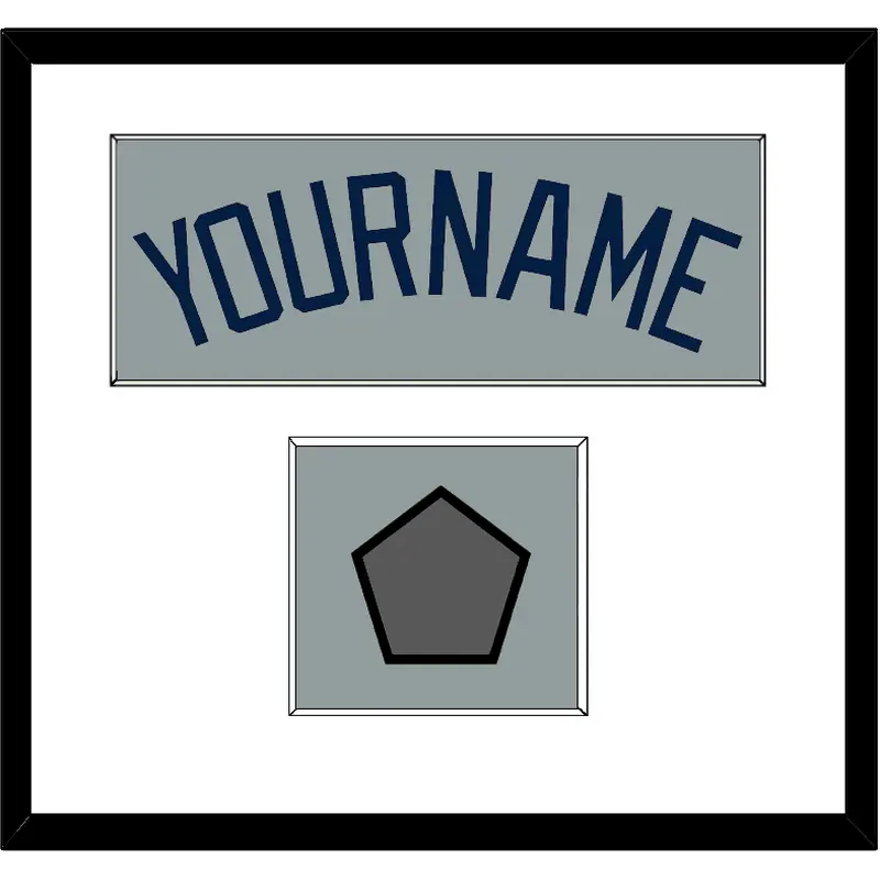 Atlanta Name & World Series Champions Patch - Road Gray - Single Mat 1