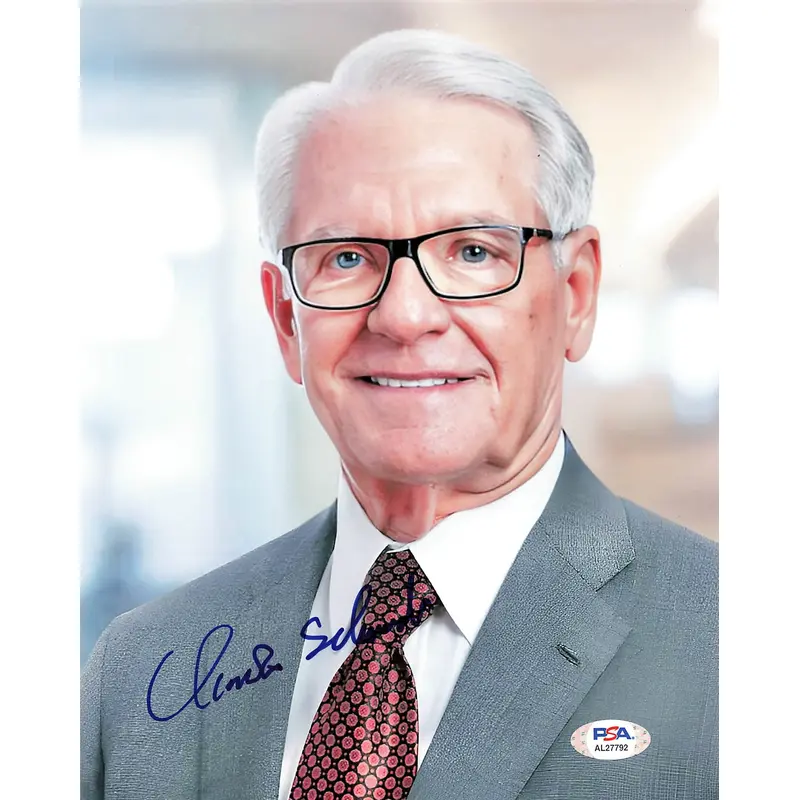 Charles R. Schwab signed 8x10 photo PSA/DNA Autographed