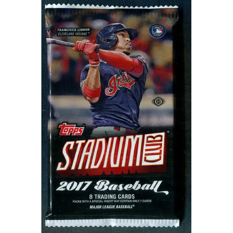 2017 Topps Stadium Club Baseball Unopened Pack (Hobby) (8)