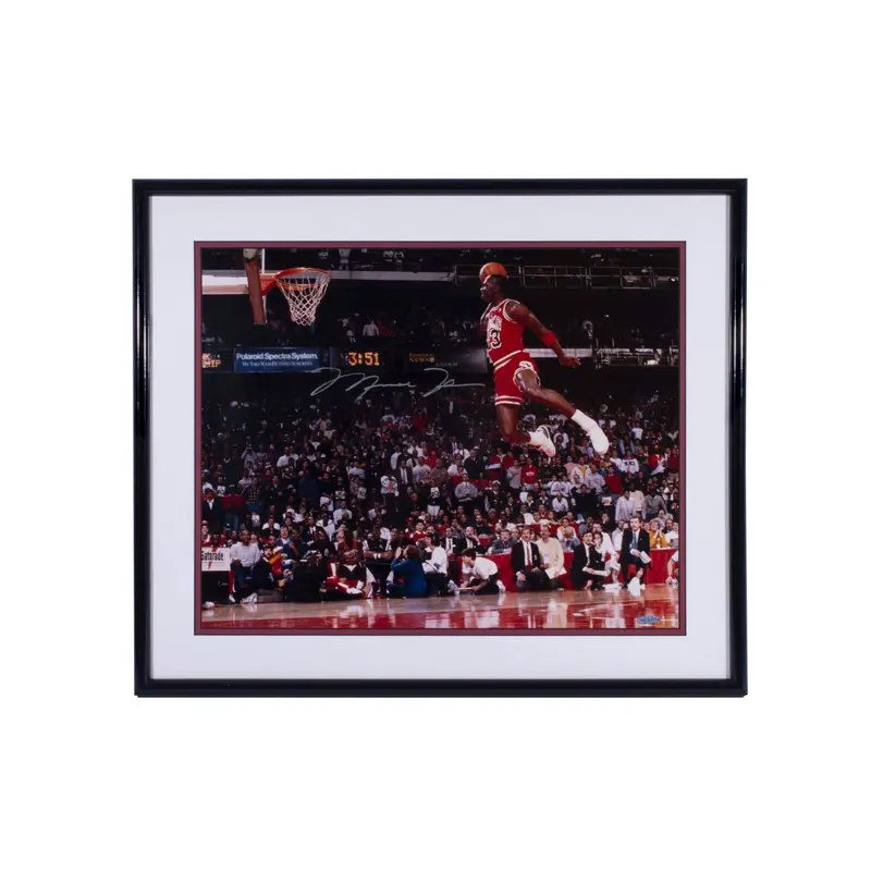 Beautiful Michael Jordan Signed 16x20 Photo UDA Upper Deck COA