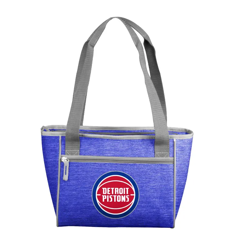 Detroit Pistons Crosshatch 16 Can Cooler Tote