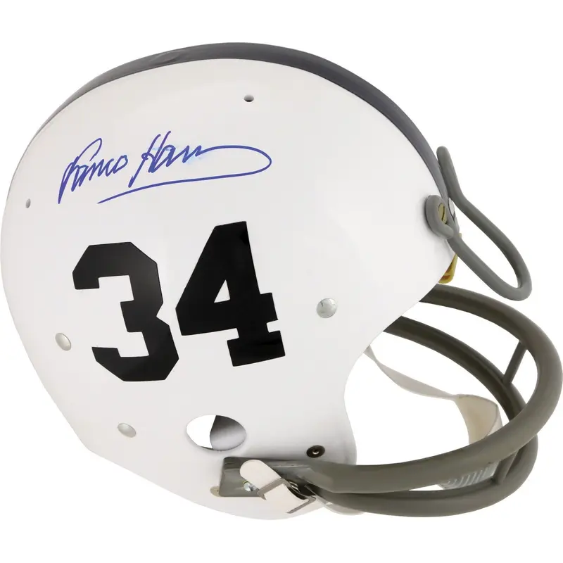 Franco Harris Signed Full Size Penn State Authentic Helmet JSA COA