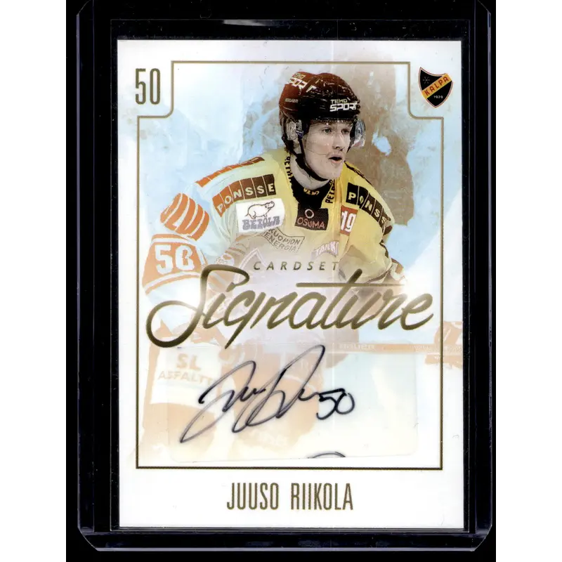 2017-18 Cardset Signature - Juuso Riikola /125