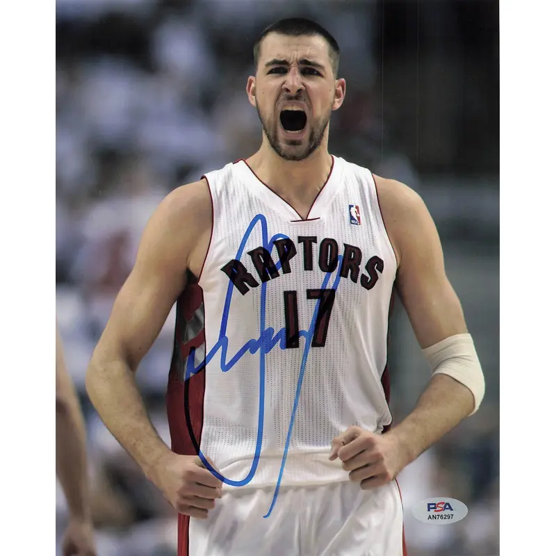 Jonas Valanciunas signed 8x10 photo PSA/DNA Toronto Raptors Autographed