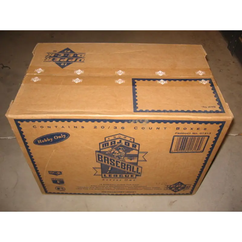 1993 Upper Deck Baseball Series 1 Case (Hobby) (20 Box)