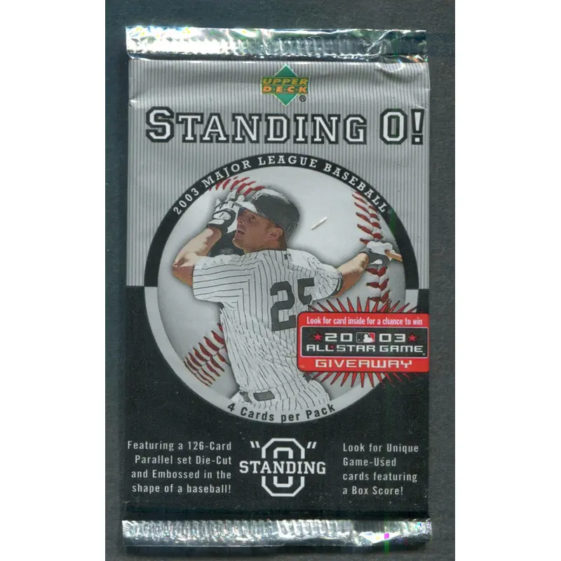 2003 Upper Deck Standing O! Baseball Unopened Pack (4)