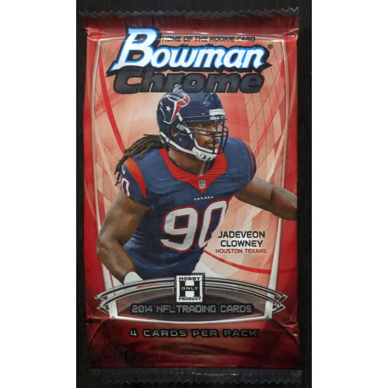 2014 Bowman Chrome Football Unopened Pack (Hobby) (4)