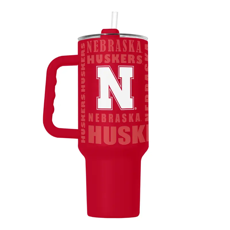 Nebraska 40oz Replay Powder Coat Tumbler