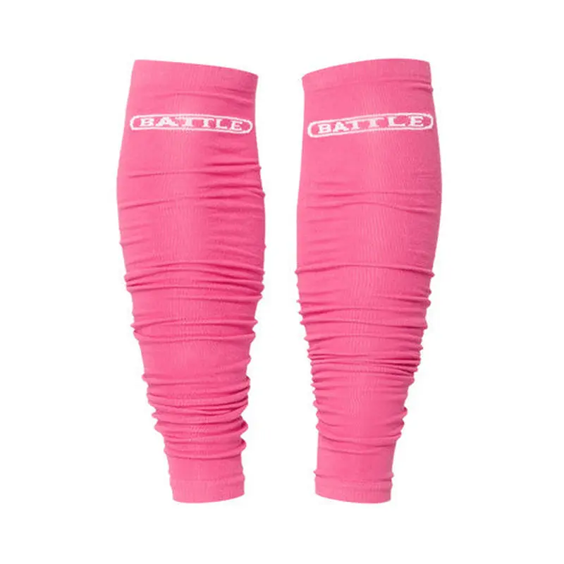 New Battle Long Sock Sleeves- One Pair-  Pink Adult Size L/XL