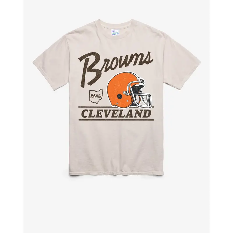 CLEVELAND BROWNS HISTORIC FLY BY VINTAGE '47 TUBULAR TEE