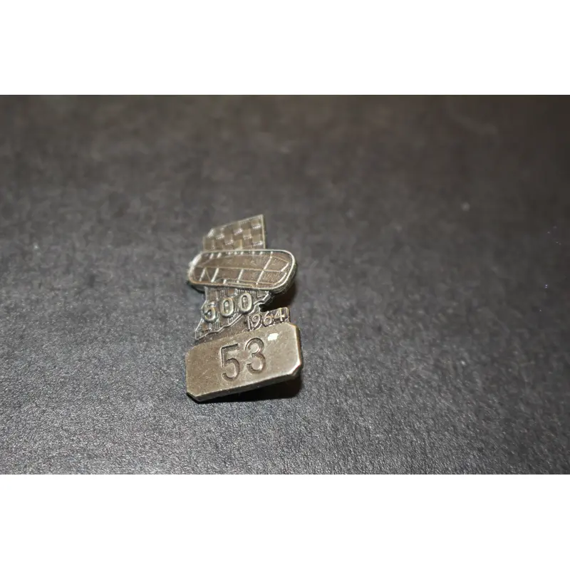 1964 Indy 500 Silver Pit Badge #53